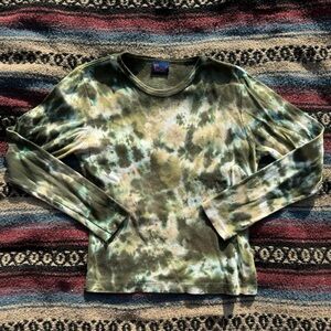 Y2K Tie Dye Long Sleeve Top